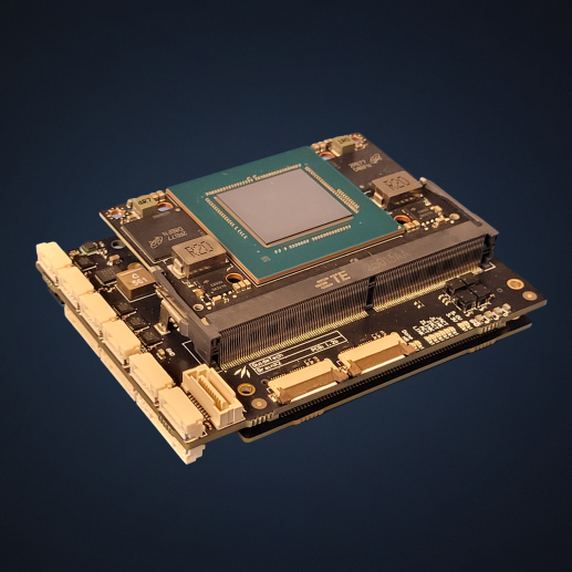 AI-enabled flight control computer hardware for autonomous aerospace systems